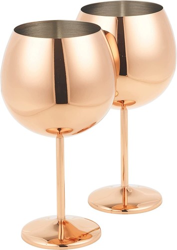 Gin goblet rose gold - gin,
