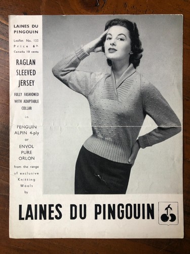 Pingouin 133 knitting pattern