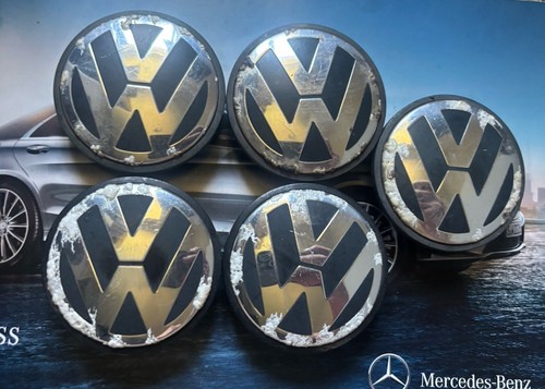 Five volkswagen wheel center - volkswagen,