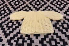 New Born Hand Knitted Yellow