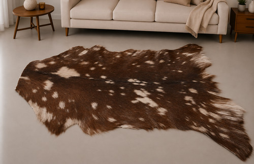Genuine goat hide hair - goat, on