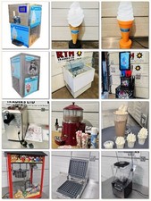 Dessert Shop Equipment Ice Cream Slush Waffle Popcorn Milkshake Hot Choc Machine