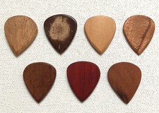 Wood small JAZZ Guitar Picks,EXOTIC WOODS  25MM X 21MM X 2.10MM ( APPROX )