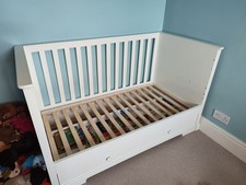 Mamas And Papas Oxford Cotbed nursery furniture White 