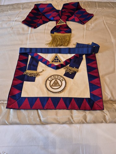 Masonic apron and - apron, collar