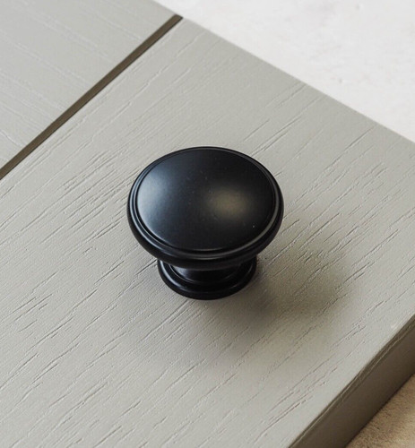 Black kitchen cupboard knob - kitchen,
