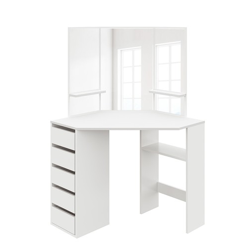 Bedroom vanity set corner - vanity,