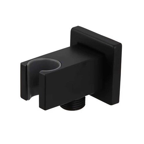 Black shower wall - black,