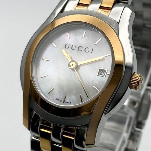 Gucci 5500l shell - dial, gold