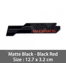 Gloss/Matt Full Black Red Rear