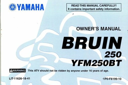 2005 yamaha yfm250bt bruin - bruin, atv