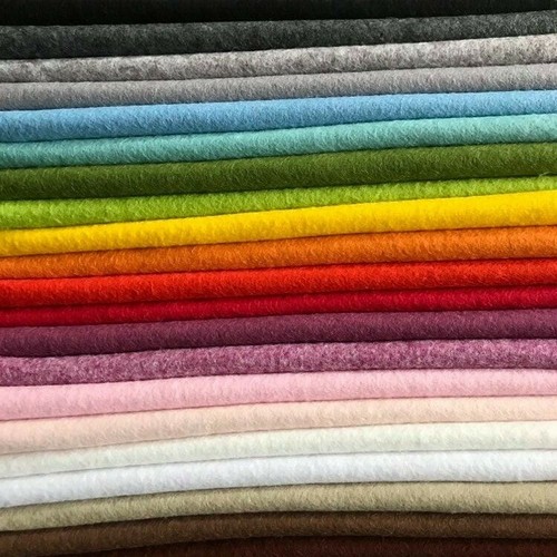 Felt fabric wool blend viscose - blend,