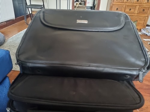 Black laptop bags padded - 17",