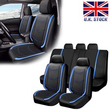 Universal 9PCS PU Leather Car Seat Covers Set For Mini Cooper For BMW 1 Serise