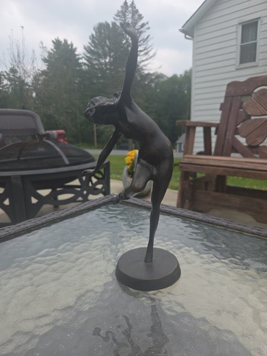 Art deco bronze snake - bronze,