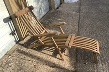 Teak Steamer Chair / Sun