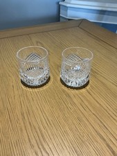 Two Tyrone Crystal Whiskey