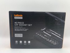 Halfords Advanced 40 Piece 1/4" Socket Set