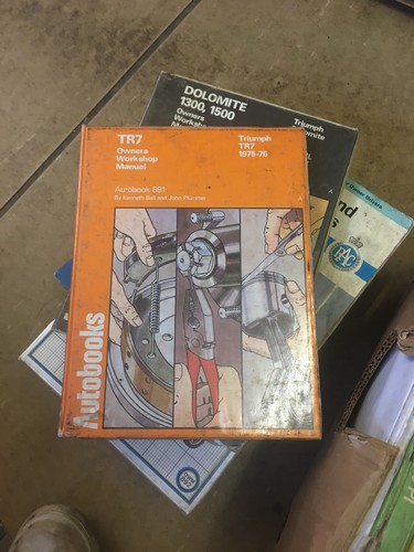 Autobooks triumph tr7 manual - autobooks,