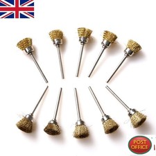 10x 16mm Brass Wire Wheel