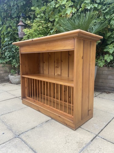 Vintage pine plate rack - plate, |