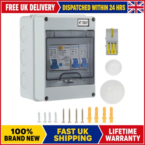 Mains consumer unit - mains, 5-way