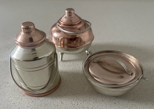 Small metal copper and - metal, brass