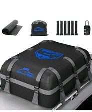 BOYUJK Car Roof Bag 20 Cubic/566 L, Waterproof Car Roof Bag no Rack Needed