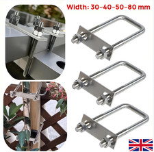 2-20x Square U-Bolts M6/M8/M10