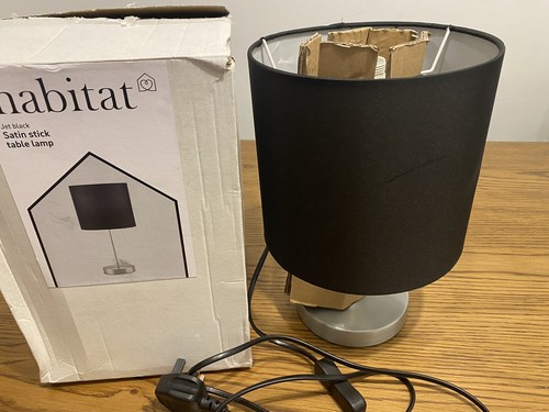 Habitat satin stick - table, lamp