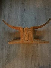 vintage african headrest