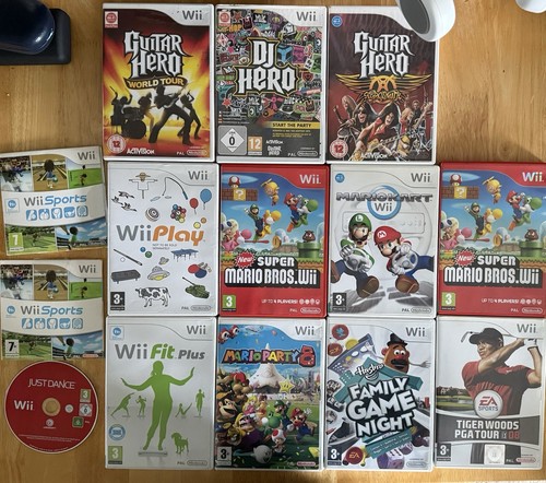 Nintendo wii game bundle x15 - nintendo,