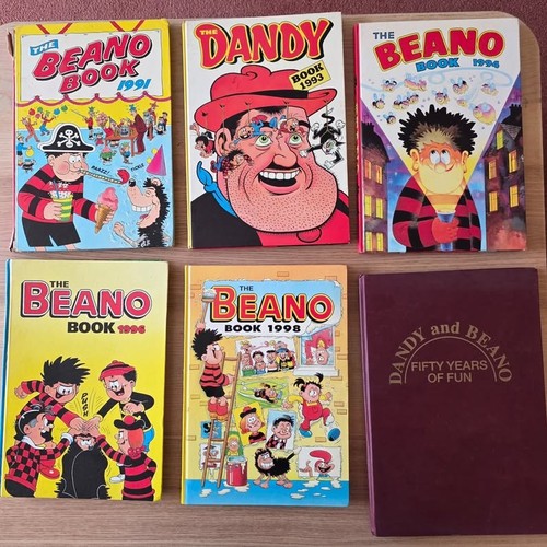 Beano and dandy bundle annuals - and,