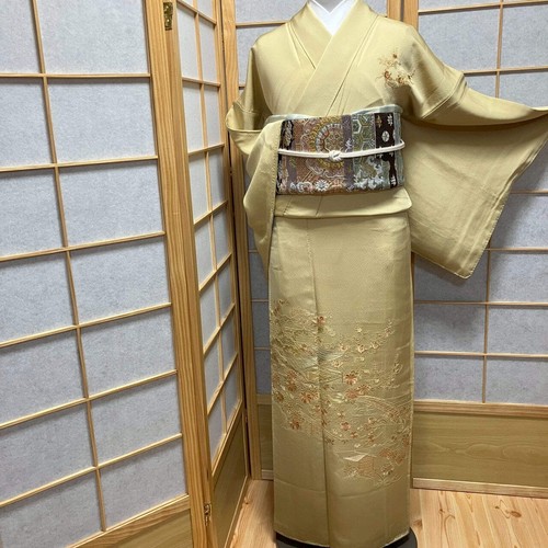 8181 japanese kimono - 8181#, vintage