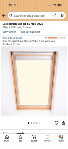 Velux compatible blind - velux,