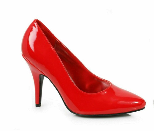 Red pumps crossdresser - 4",