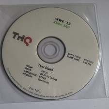 WWE 13 Xbox 360 - Test Build