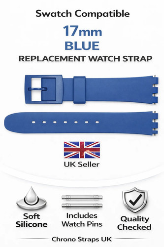 Swatch compatible 17mm - 17mm, (20mm)