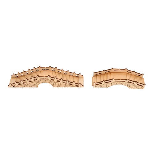 Assembly wooden arch bridge - wooden,