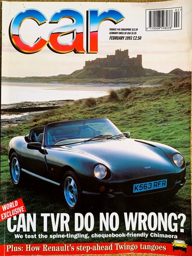 Car magazine feb 1993 - car,