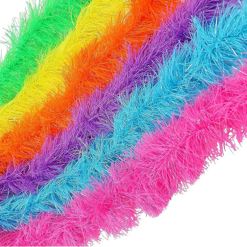 Pack colorful feather boas - colorful,