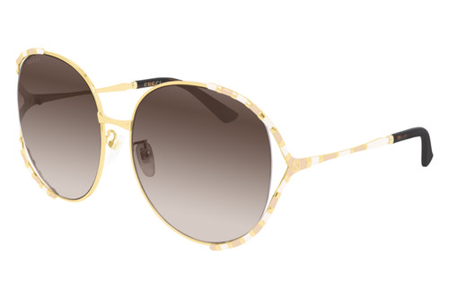 Gucci gold gg0595s sunglasses - gucci,