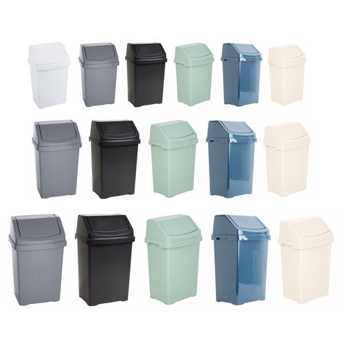 Plastic swing lid bins - swing,