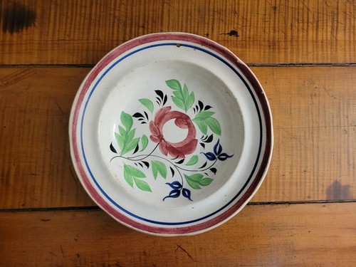 Antique 1800 spongeware - antique-, 1800's