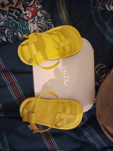 Baby dior yellow patent - baby,