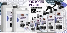 HYDROGEN PEROXIDE 6% Premium Quality VARIOUS SIZES ✅ SAME DAY DISPATCH ✅ UK MADE