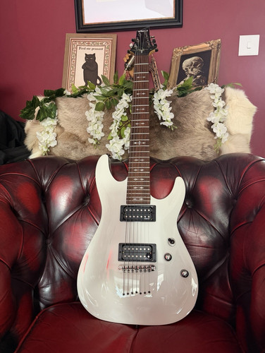 Schecter omen gloss - schecter, white