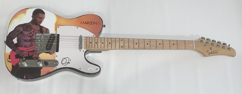 Adam levine signed custom - levine,
