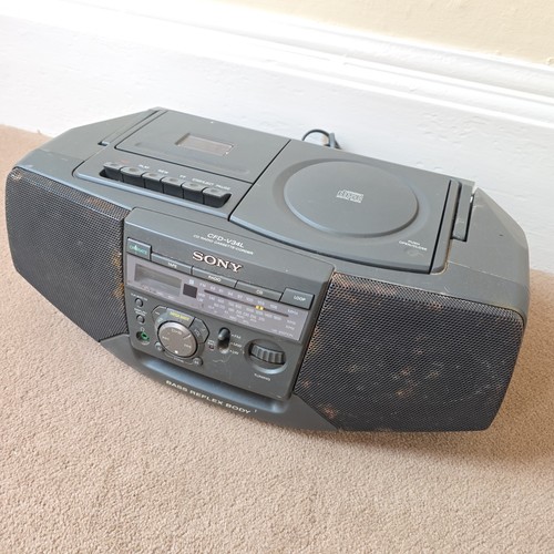 Vintage sony cfd v34l - cfd-v34l, radio