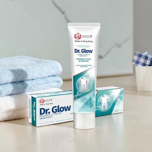 Glow sensitive toothpaste - glow,